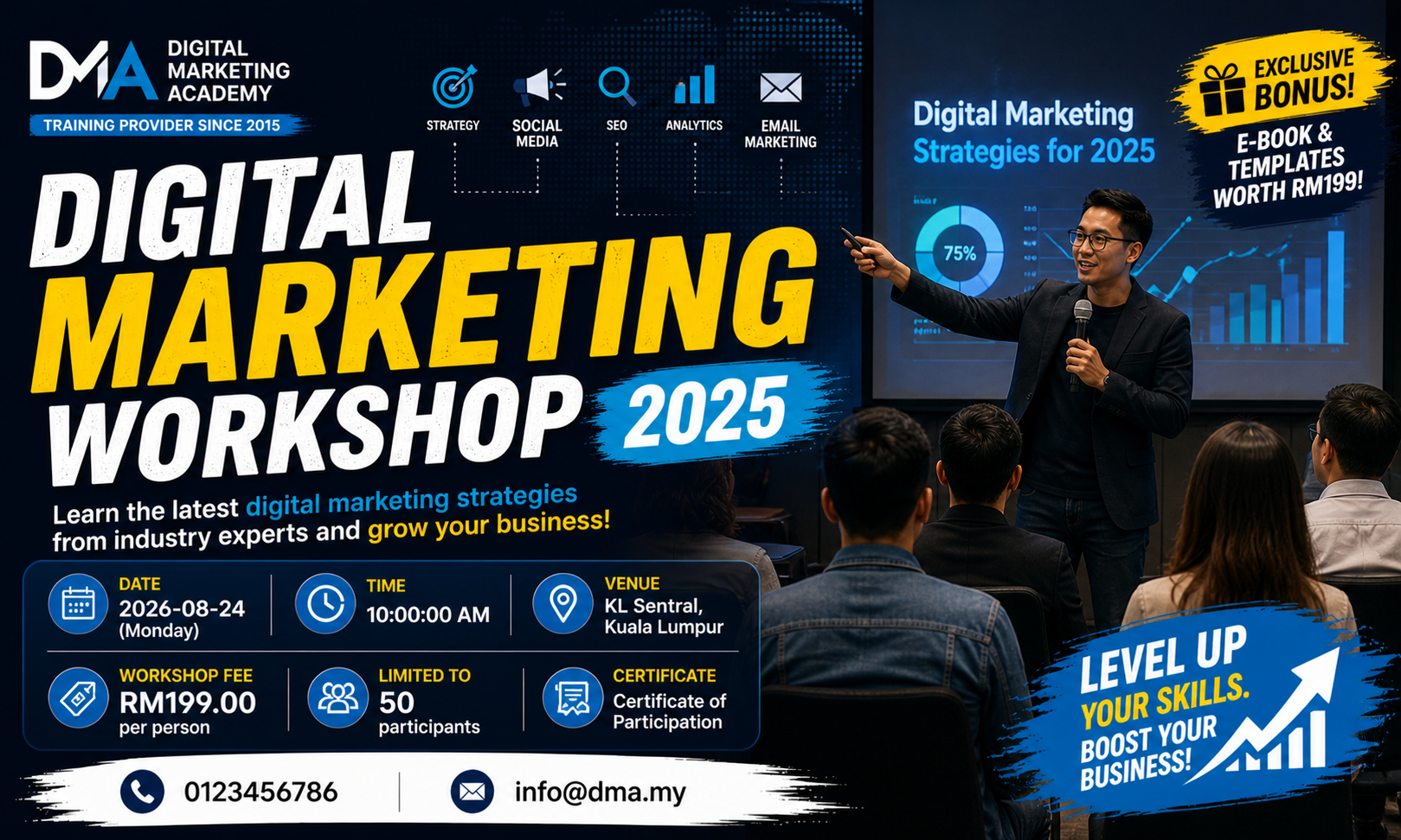 Digital Marketing Workshop 2025 Banner